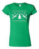 Junior Guns Ugly Christmas Snow Rifle Tree Grenade Funny Humor DT T-Shirt Tee