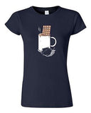 Junior Randy Otter Hot Chocolate Cup Desserts Funny Arts Portray DT T-Shirt Tee