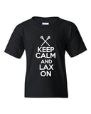 Keep Calm And Lax On Novelty Youth Kids T-Shirt Tee