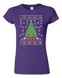 Junior Periodic Tree Table Of Elements Science Ugly Christmas DT T-Shirt Tee