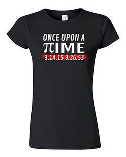 Junior Once Upon A Time Pi Day Ultimate 3.14.15 Math Nerd Geek DT T-Shirt Tee