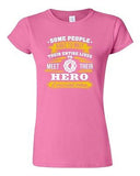 Junior Firefighter Rescue Hero I Married Mine Husband Funny Humor DT T-Shirt Tee