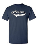 Awesome Since 1972 With Tail Age Happy Birthday Gift Funny DT Adult T-Shirt Tee