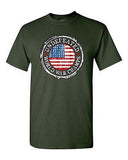 Undefeated World War Champ Belt USA America Patriotic Power DT Adult T-Shirt Tee