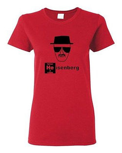 Ladies Helium Heisenberg Methylamine Pinkman TV Series Parody Funny T-Shirt Tee