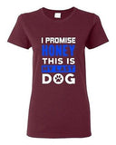 Ladies I Promise Honey This Is My Last Dog Puppy Paws Pet Funny DT T-Shirt Tee