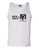 Sin B Tan B = Cos B Math Funny Humor Novelty Statement Graphics Adult Tank Top
