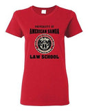 Ladies University Of American Samoa Law School Samoan DT T-Shirt Tee