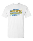 May The Mass Times Acceleration Be With You Parody Funny Adult DT T-Shirt Tee