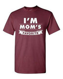 I'm Mom's Favorite Son Christmas Mommy Gift Funny Humor DT Adult T-Shirt Tee