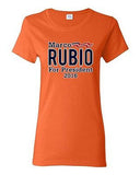 Ladies Marco Rubio For President 2016 Election Campaign Support DT T-Shirt Tee