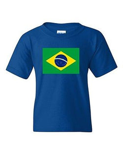 Brazil Country Flag Brasilia Latin Nation Patriotic DT Youth Kids T-Shirt Tee