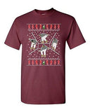 Bling Dance Telephone Music Song Ugly Christmas Funny Humor DT Adult T-Shirt Tee