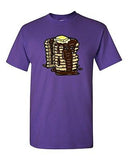 Too Cute To Eat Pancakes Breakfast Sweet Food Choco Novelty Adult DT T-Shirt Tee