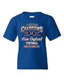 World Champion 4-Time New England Football Champ Sports DT Youth Kid T-Shirt Tee