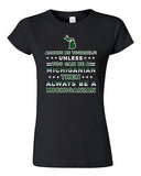 Junior Always Be Yourself Unless You Can Be An Michiganian Map DT T-Shirt Tee