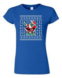 Junior Dabbing Santa Dab Ugly Christmas Football Sports Funny DT T-Shirt Tee