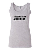 Junior Trust Me I'm An Accountant Novelty Statement Graphics Tank Top