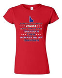 Junior Always Be Yourself Unless You Can Be An Idahoan Map Star DT T-Shirt Tee