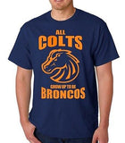 Adult All Colts Grow Up To Be Broncos Funny Manning Football Sports T-Shirt Tee