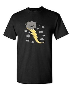 Ride The Lightning Park Slide BeanePod Artworks Art Funny DT Adult T-Shirt Tee