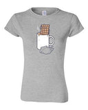 Junior Randy Otter Hot Chocolate Cup Desserts Funny Arts Portray DT T-Shirt Tee