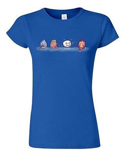 Junior Randy Otter Elementals Fire Air Water Earth Funny Portray DT T-Shirt Tee