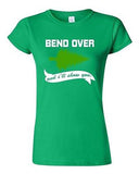 Junior Bend Over I'll Show You Vacation TV Ugly Christmas Funny DT T-Shirt Tee