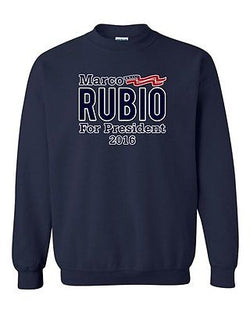 Marco Rubio For President 2016 Campaign Election DT Novelty Crewneck Sweatshirt