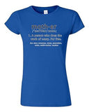 Junior Mother Definition Meaning Dictionary Mothers Day Funny DT T-Shirt Tee