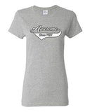 Ladies Awesome Since 1988 With Tail Happy Birthday Gift Funny DT T-Shirt Tee