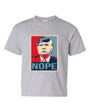 Donald Trump Nope 2016 Vote for President Campaign DT Youth Kids T-Shirt Tee