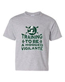 Training To Be A Hooded Vigilante Arrow Comic TV Series DT Youth Kid T-Shirt Tee