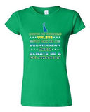 Junior Always Be Yourself Unless You Can Be An Delawarean Map DT T-Shirt Tee