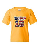 Donald Trump 16 2016 President Election Campaign Vote DT Youth Kids T-Shirt Tee