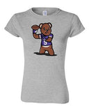 Junior Teddy Bear Quarterback Sports Minnesota Football Funny Fan DT T-Shirt Tee