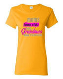 Ladies Moms Know A Lot But Grandmas Know Everything Funny Humor DT T-Shirt Tee