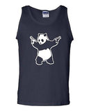 Panda Guns Second Amendment AR15 Funny Novelty Symbol Graphics Adult Tank Top