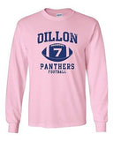 Long Sleeve Adult T-Shirt Dillon 7 Football Retro Sports Novelty DT