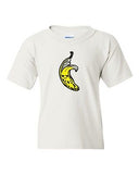 Too Cute To Eat Banana Fruits Sweet Dessert Novelty DT Youth Kids T-Shirt Tee