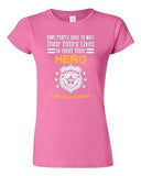 Junior Some People Have To Wait Their Hero Police I Married Mine DT T-Shirt Tee