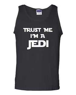 Trust Me I'm A Jedi Novelty Statement Graphics Adult Tank Top