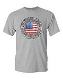 Undefeated World War Champ Belt USA America Patriotic Power DT Adult T-Shirt Tee