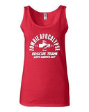 Junior 2012 Zombie Apocalypse Rescue Team Horror Novelty Statement Tank Top