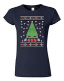 Junior Periodic Tree Table Of Elements Science Ugly Christmas DT T-Shirt Tee