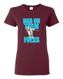 Ladies Dab On Them Folks Football Sports Dance Touchdown Funny DT T-Shirt Tee