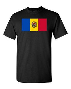 Moldova Country Flag Europe Chisinau State Nation Patriotic DT Adult T-Shirt Tee