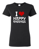 Ladies I Love Happy Endings Massage Therapist Relax Funny Humor DT T-Shirt Tee