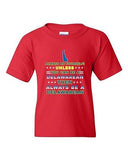 Always Be Yourself Unless You Can Be An Delawarean Map DT Youth Kids T-Shirt Tee