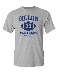 Dillon Football Retro Sports Novelty Adult DT T-Shirt Tee